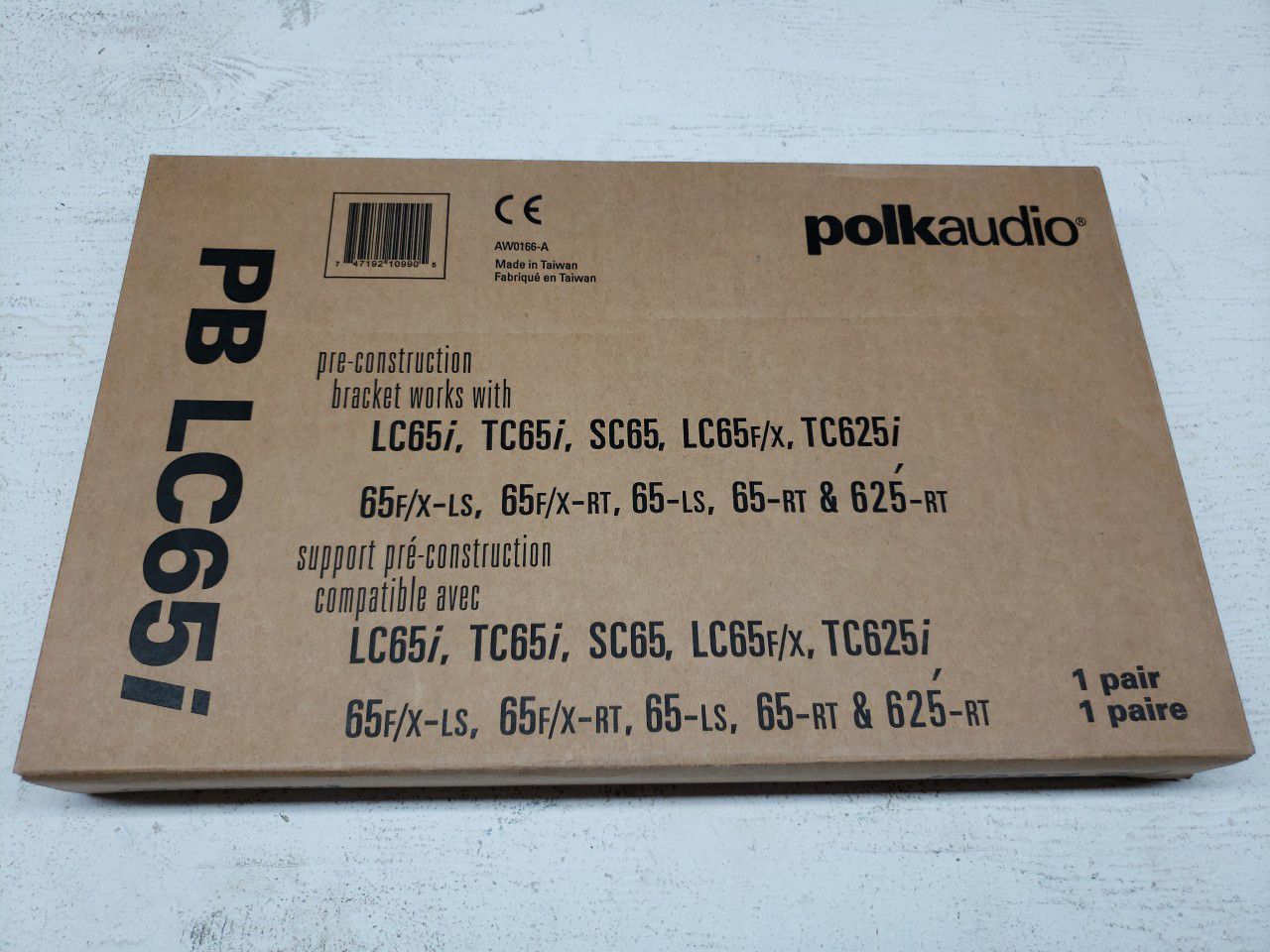 Polk Audio PB LC65i Pre-Construction Speaker Brackets (Pair)