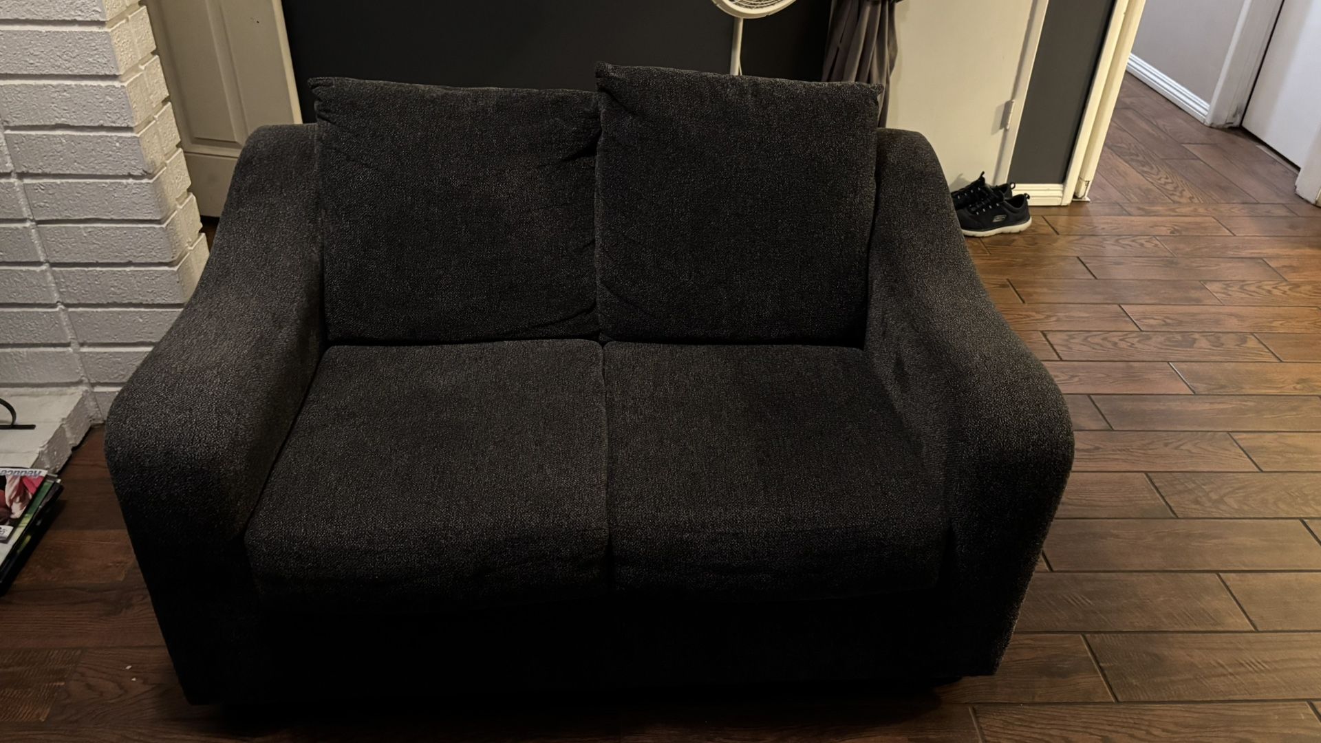 Great Condition Dark Blue Sofa Pair