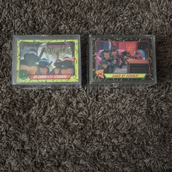 Topps collectible ninja turltle cards