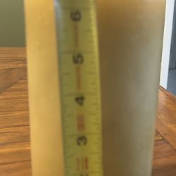 Light Green Pillar Candle (7” X 4”) 