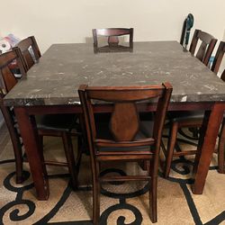marble table