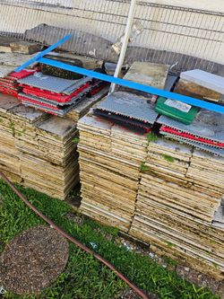 Travertine tiles