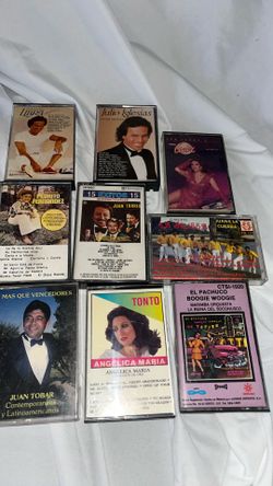 Spanish cassette tapes espanol music $20 for all 9