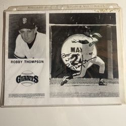 Robby Thompson Autographed Photo