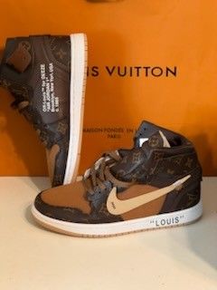 Lv Off-white Air Jordan 1 Men Size 8 9