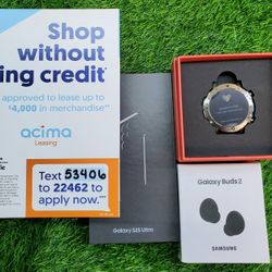 New Samsung Galaxy S25 Ultra 512gb Unlocked, Including Free Watch And Headphones 