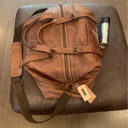 Premium Leather Travel Bag
