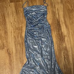 Sparkly Iridescent Prom Dress