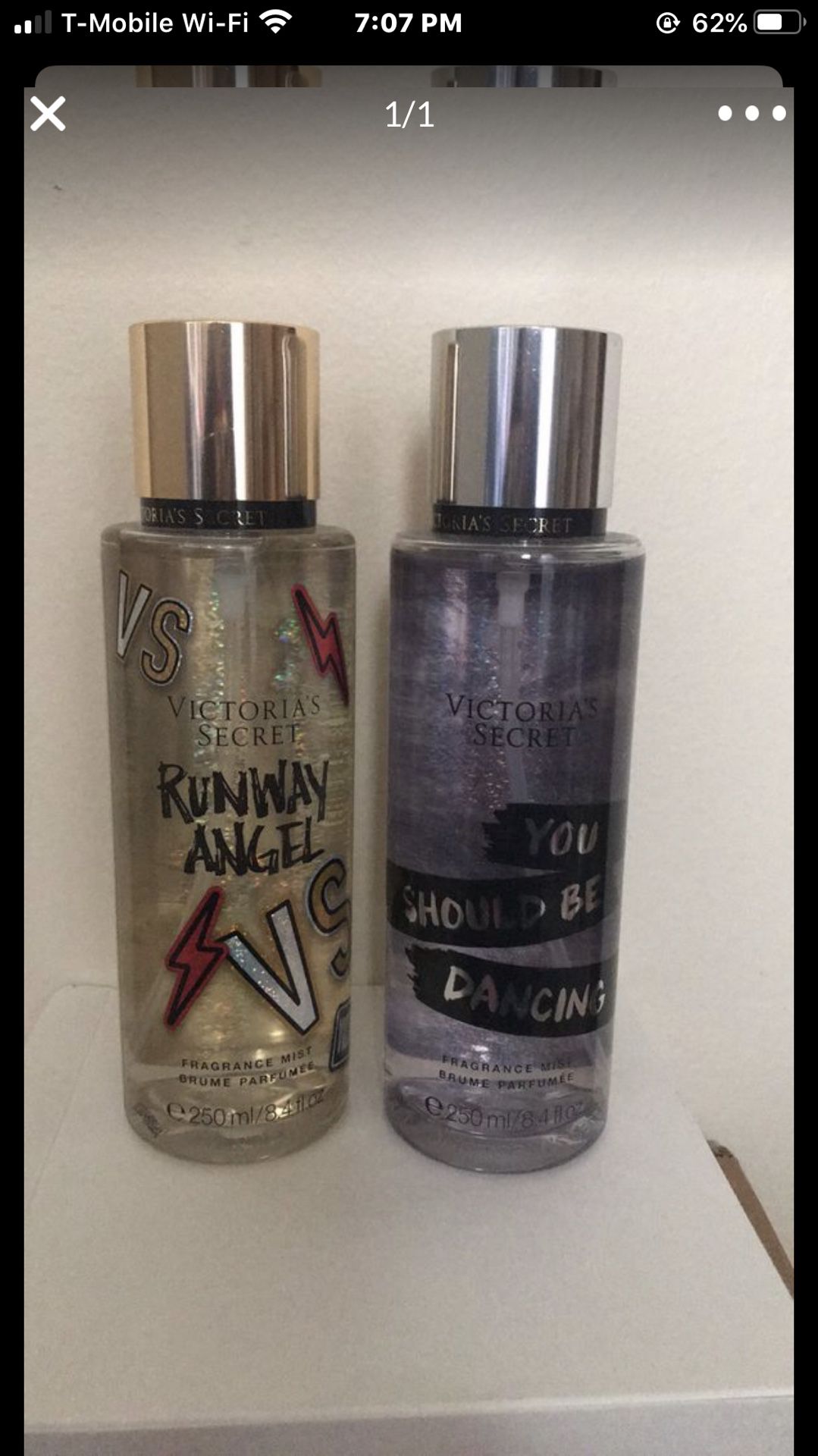 Victoria’s Secret Duo Fragance Mist e250ml/8.4fl Oz Runway Angel and You should be Dancing