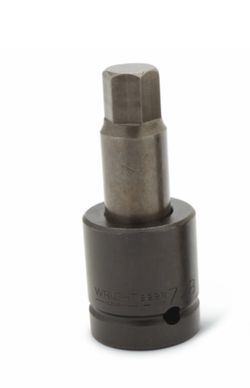 Wright Tool 8228 1" Drive Impact Hex Bit Socket SAE 7/8"     B4