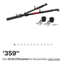 VEVOR Tow Bar, 10000 lbs Towing Capacity with Ropes