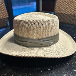Dorfman Pacific natural fiber straw Panama hat