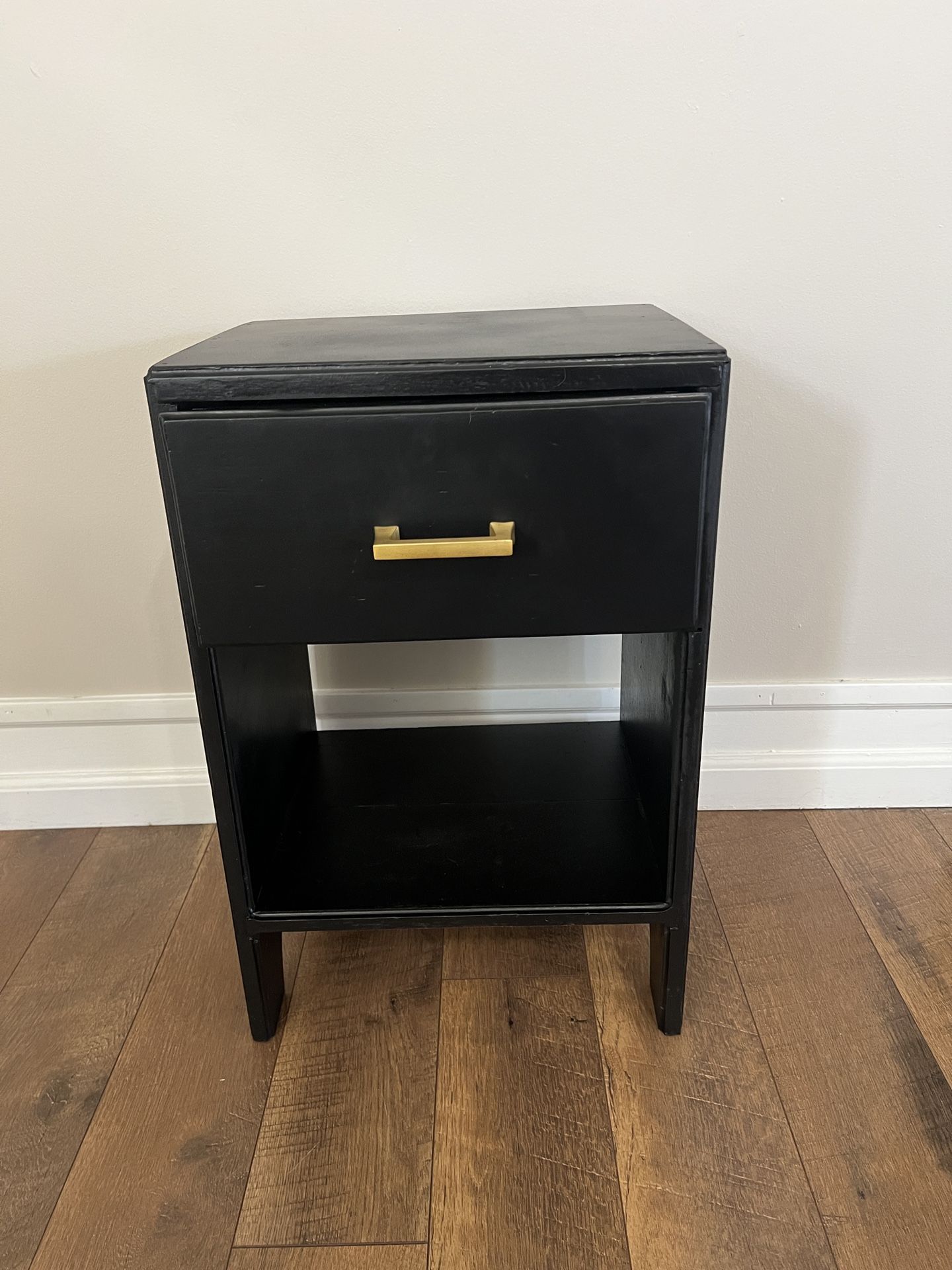 Small Black Nightstand