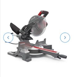 CRAFTSMAN 10-in 15-Amp Single Bevel Sliding Corded Miter Saw