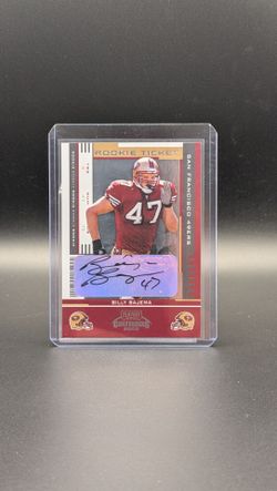 2005 Playoff Contenders Billy Bajema Rookie Ticket Auto