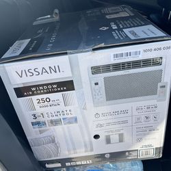 NEW Vissani 250 sq. ft. 6000 btu air conditioner