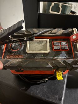 Black+Decker 40 Amp Battery Charger Engine Start