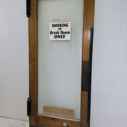 Solid Business Door With Window 