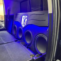 Complete JL Audio sound system for a Ram megacab