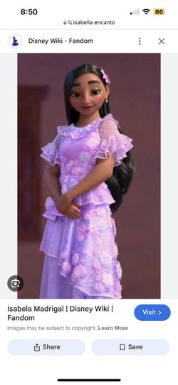 Disney’s Encanto Isabela Dress Halloween Costume