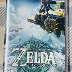 The Legend of Zelda Tears of the Kingdom - Nintendo Switch Game And Case Tested
