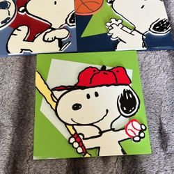 Baby Boy Snoopy 3-piece Frames Set 