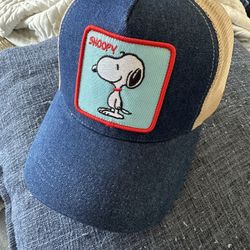 Snoopy Hat Trucker Hat Snap Back 