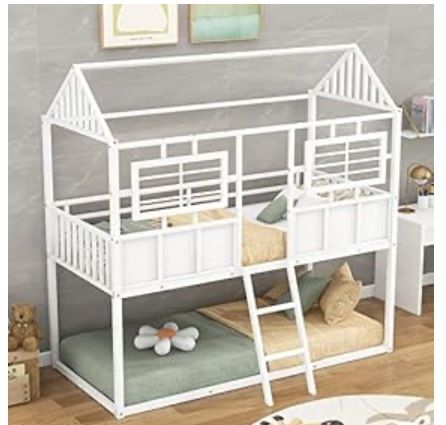 Twin Bunk Bed Kids House Frame