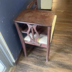 vintage telephone seat 