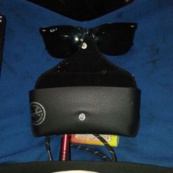 Polarized RAY-BAN Tech Series Sunglasses RB 4195 601-S/9A 52-20 Black with Green