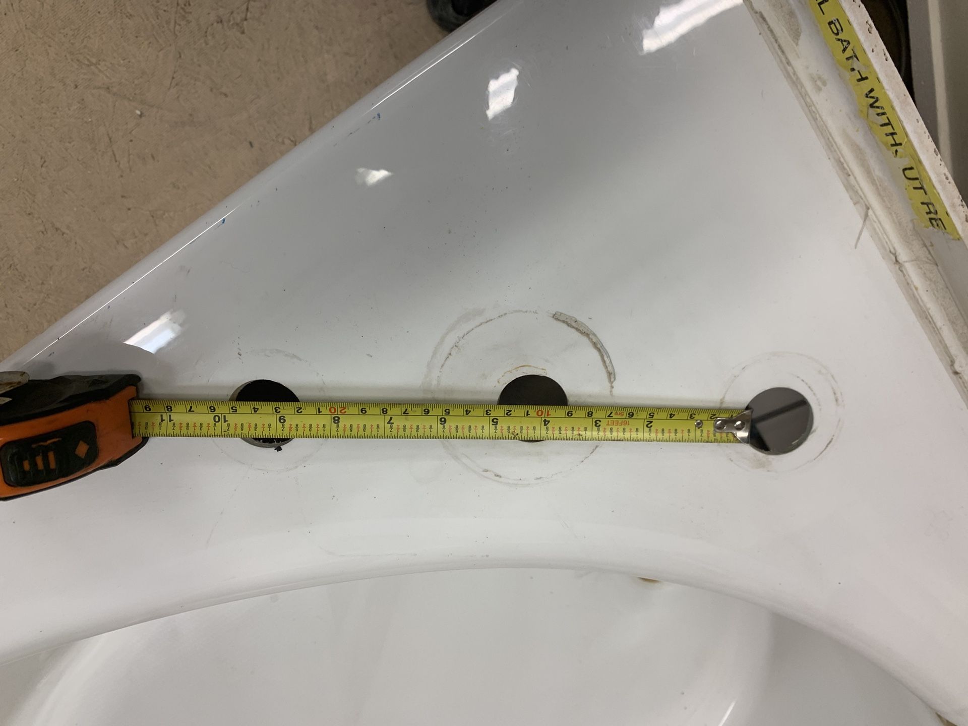 Jacuzzi Left Hand Drain Tub