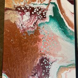 Hand Painted Art On Canvas 