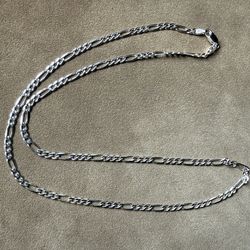 Sterling Silver Necklace 24”