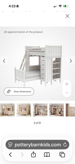 Like new PB Bunk Bed