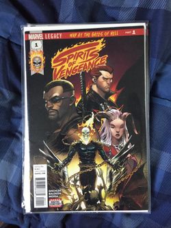 Spirits of vengeance 3 part comic miniseries
