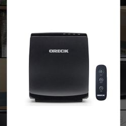Oreck Air Purifier - Hepa 3 Stage Filtration - Black