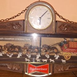 Vintage Budweiser Clock
