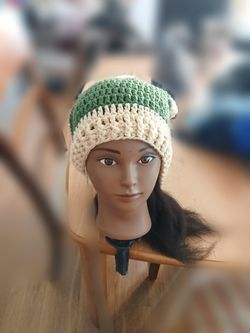 Handmade Crocheted Unisex Slouchy Beanie 
