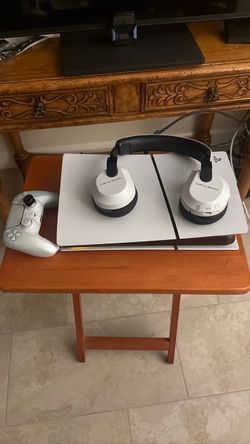 PS5 Slim Console with Controller and Turtle Beach Headset