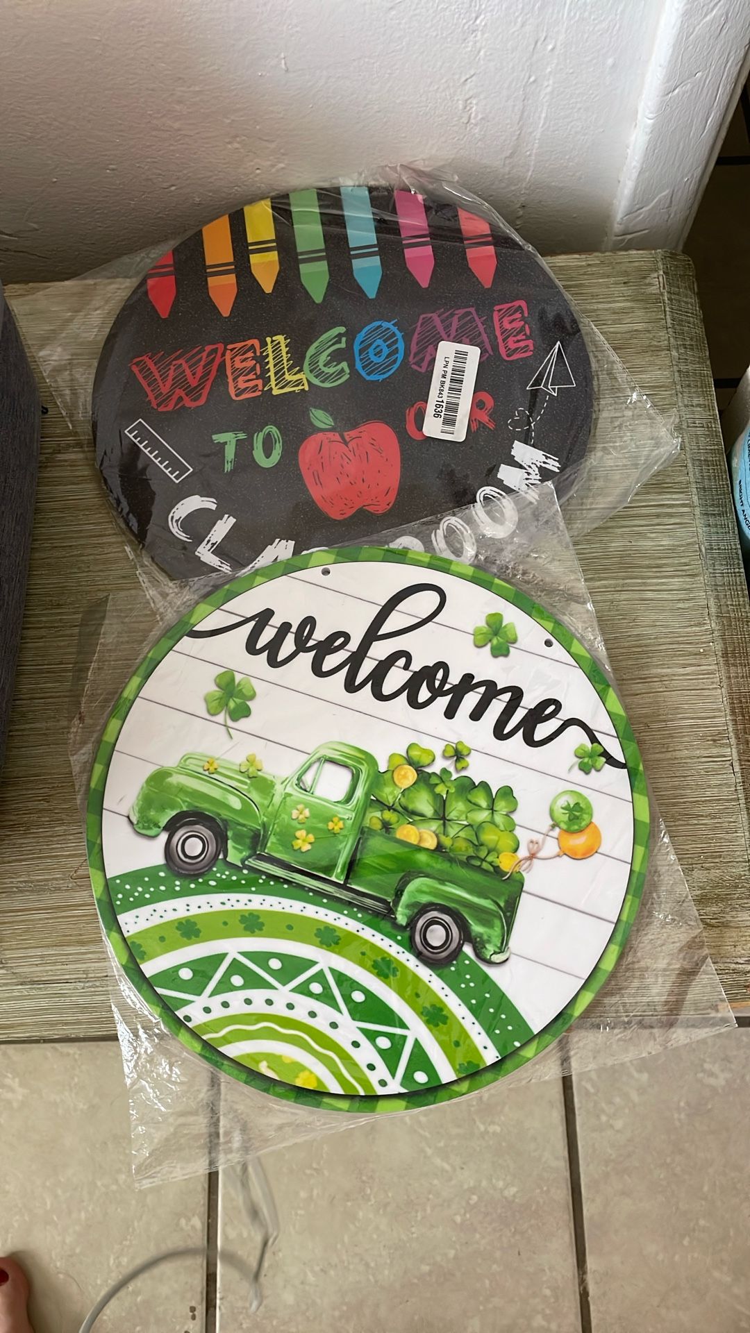 Wooden Signs 14 Inches Wide New 5.00 Each