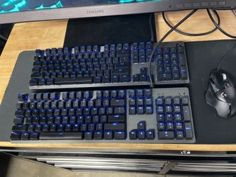 Logitech G512 Brown and Blue switches