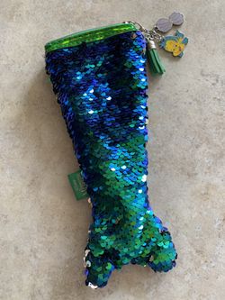 Little Mermaid Sequin Pencil Case