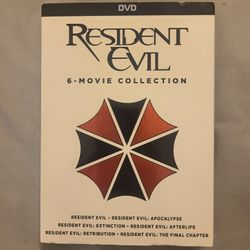 DVDS. Resident Evil 6-Movie Collection. 