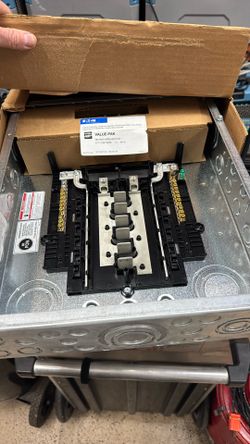 125A electric panel 12 spaces 24 circuits