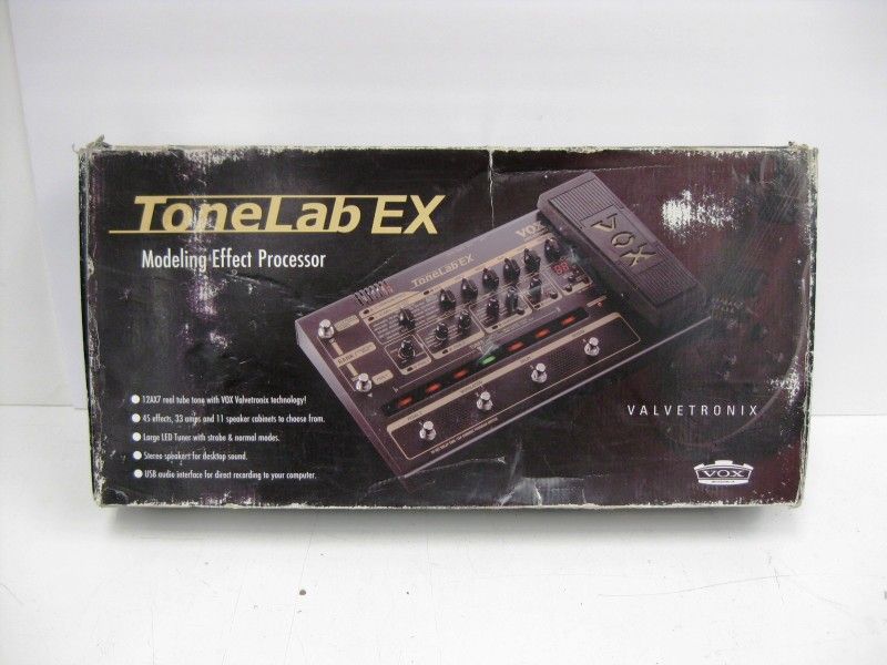 Vox ToneLab EX Multi-FX Pedalboard Guitar Multi-effects Pedal NEW