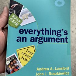 Everything’s An Argument