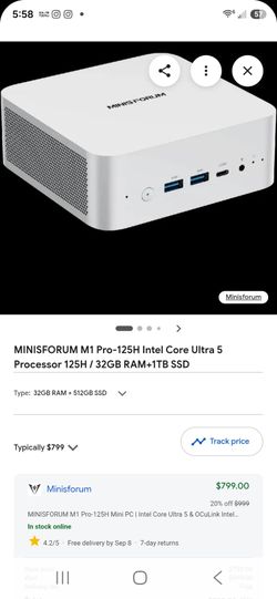Minisforum M1 Pro-125H Mini PC