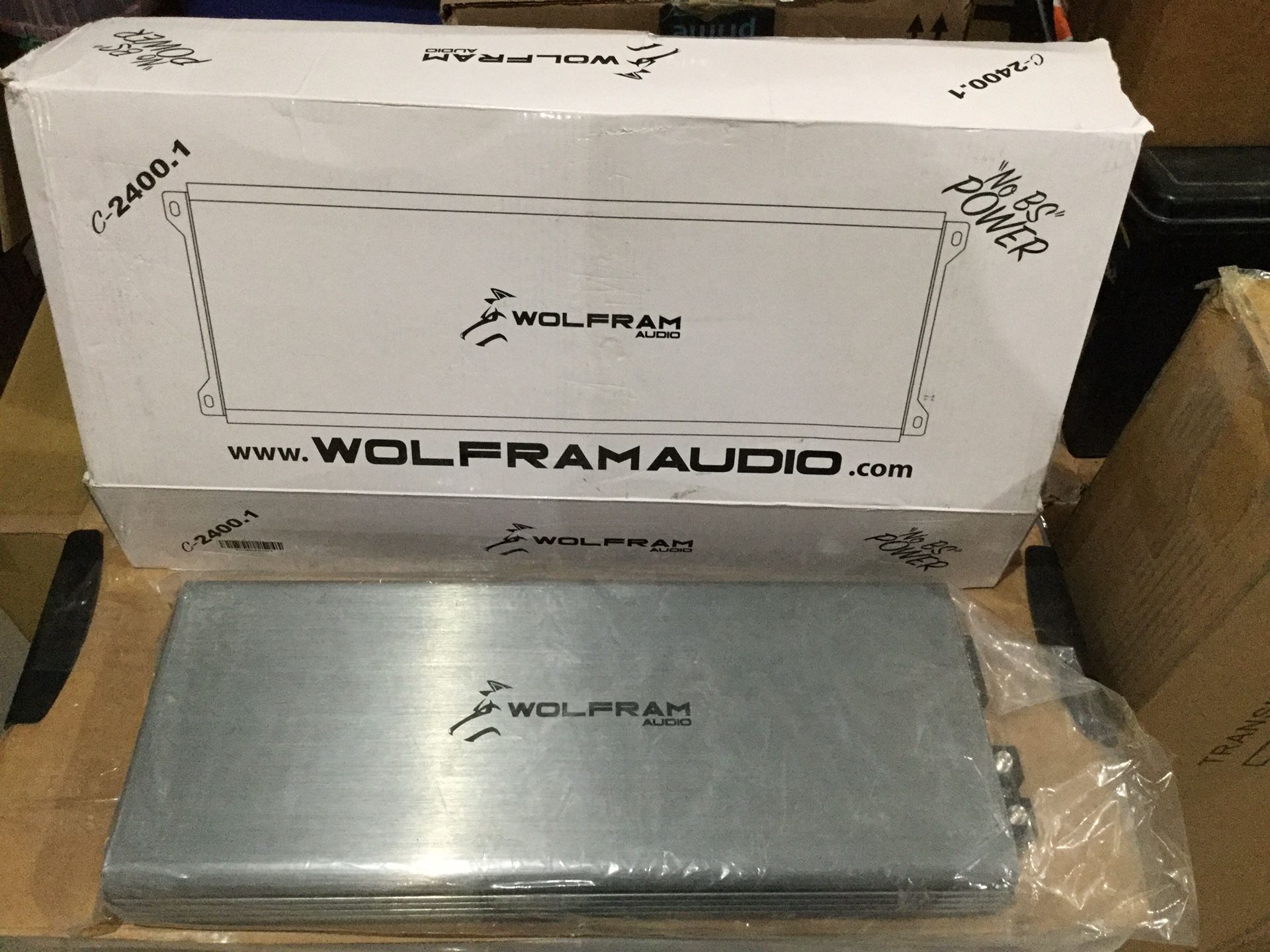 Wolfram Audio C2400.1 2400 watt car audio amplifier for Sale in