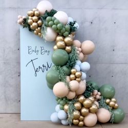 Baby Shower Balloon Garland