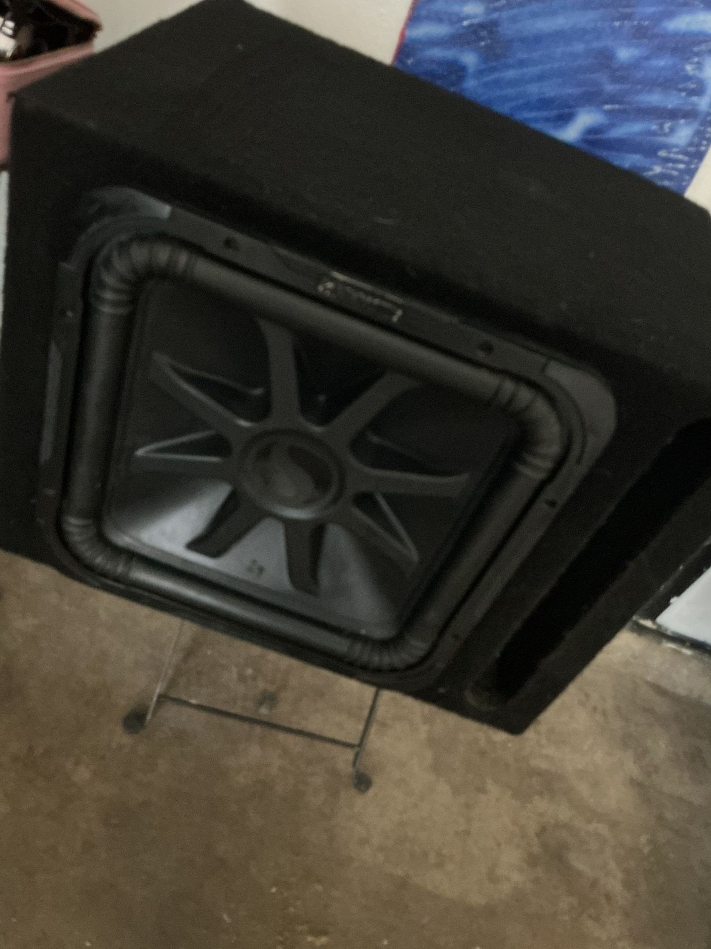 12 Inch Subwoofer With Hifonics Amplifier
